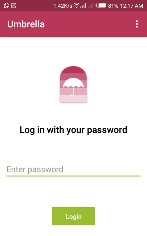 Password prompt